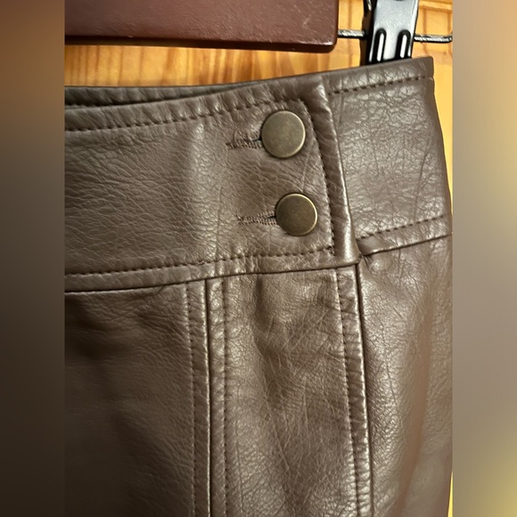 Free People vegan leather mini skirt - Picture 6 of 8